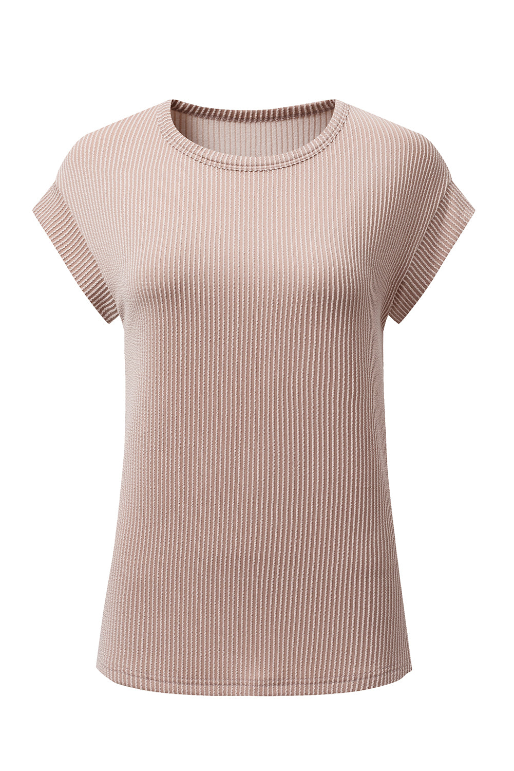 Canton Twisted Ribbed Textured Plain T Shirt